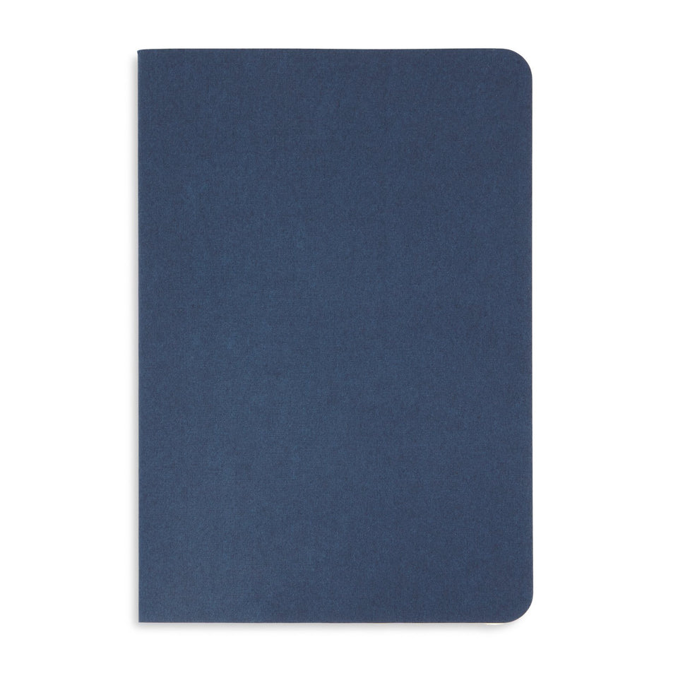 Linen Executive Journals, Lined Paper, 3 Pack Notebooks Blue Summit Supplies