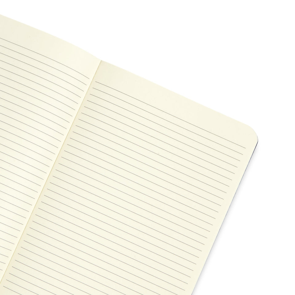 Linen Executive Journals, Lined Paper, 3 Pack Notebooks Blue Summit Supplies