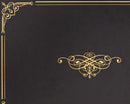 Black Award Certificate Holders with Gold Foil, Letter Size, 25 Pack Folders Blue Summit Supplies