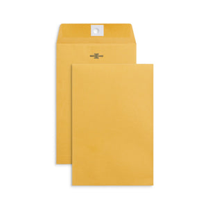 Clasp Envelopes, 6” x 9”, Kraft Paper, 100 Pack Envelopes Blue Summit Supplies