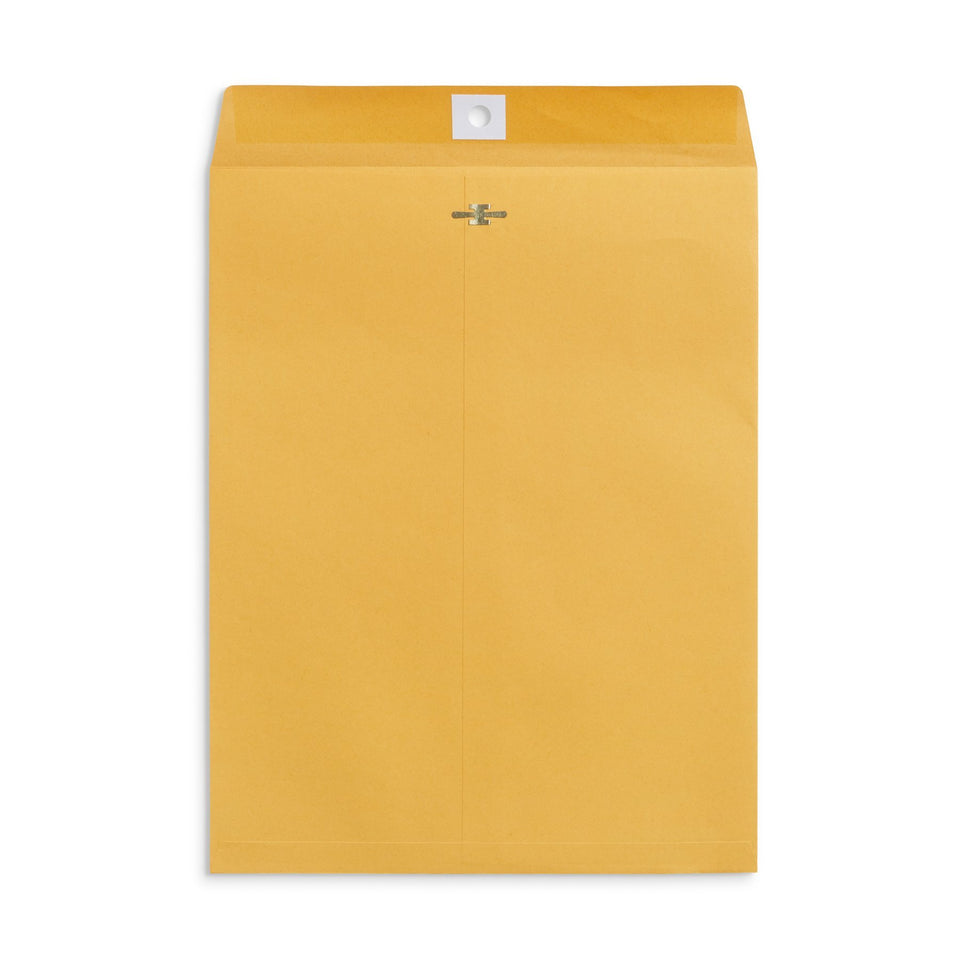 Large Clasp Envelopes, 10” x 13”, Kraft Paper, 100 Pack Envelopes Blue Summit Supplies