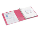 2’’ 3-Ring Binders, Assorted Bright Colors, 4 Pack binders Blue Summit Supplies