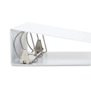 5" 3-Ring Binder, White binders Blue Summit Supplies