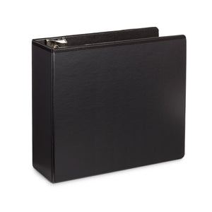 5" 3-Ring Binder, Black binders Blue Summit Supplies