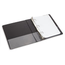 1” Mini 3-Ring Binder, Black, 6 Count binders Blue Summit Supplies