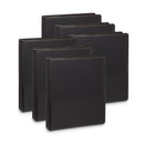 1” Mini 3-Ring Binder, Black, 6 Count binders Blue Summit Supplies