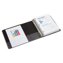 4” 3-Ring Binders, Black, 2 Pack binders Blue Summit Supplies