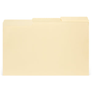 File Folders, Legal Size, Manila, 100 Pack Folders Blue Summit Supplies