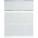 Blank Check Stock, Perforated, 500 Sheets Business Forms Blue Summit Supplies