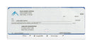 Blank Check Stock, Perforated, 500 Sheets Business Forms Blue Summit Supplies