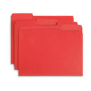 File Folders, Letter Size, Red, 100 Pack Folders Blue Summit Supplies