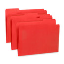 File Folders, Letter Size, Red, 100 Pack Folders Blue Summit Supplies