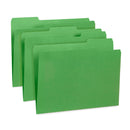 File Folders, Letter Size, Green, 100 Pack Folders Blue Summit Supplies