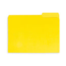 File Folders, Letter Size, Yellow, 100 Pack Folders Blue Summit Supplies