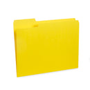 File Folders, Letter Size, Yellow, 100 Pack Folders Blue Summit Supplies