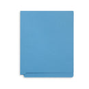 End Tab Fastener File Folders, Letter Size, Blue, 50 Pack Folders Blue Summit Supplies