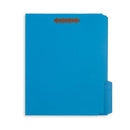 Fastener File Folders, Light Blue, 50 Pack Folders Blue Summit Supplies