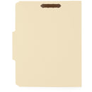 Fastener File Folders, Letter Size, Manila, 50 Pack Folders Blue Summit Supplies