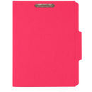 Fastener File Folders, Letter Size, Red, 50 Pack Folders Blue Summit Supplies