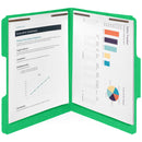 Blue Summit Supplies Fastener Folders, Reinforced, Letter, 1/3 Tab, Green, 50 Pack Fastener Folders Blue Summit Supplies