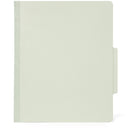 Classification Folders with 2 Dividers, Letter Size, Gray/Green, 10 Count Folders Blue Summit Supplies