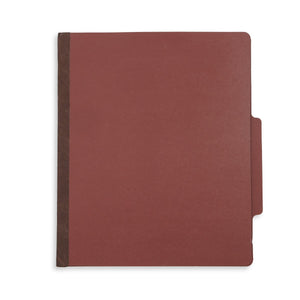 Classification Folders with 1 Divider, Letter Size, Red, 10 Count Folders Blue Summit Supplies