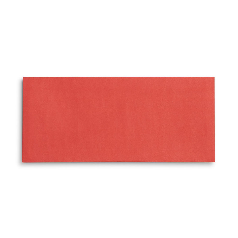 Blue Summit Supplies #10 Red Christmas Envelopes, Gummed Seal, 100/Box