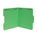 Fastener File Folders, Letter Size, Assorted Colors, 50 Pack Folders Blue Summit Supplies