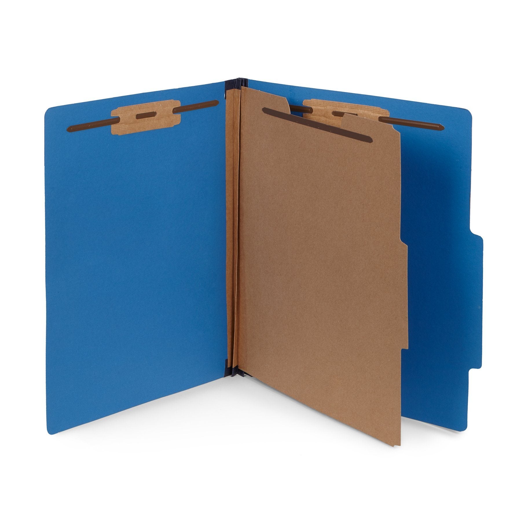 Blue Summit Supplies Classification Folders, Letter Size, 1-Divider, T