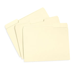 File Folders, Letter Size, Manila, 100 Pack Folders Blue Summit Supplies 