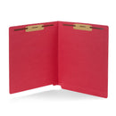End Tab Fastener File Folders, Letter Size, Red, 50 Pack Folders Blue Summit Supplies
