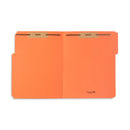 Blue Summit Supplies Fastener Folders, Reinforced, Letter, 1/3 Tab, Orange, 50 Pack Fastener Folders Blue Summit Supplies