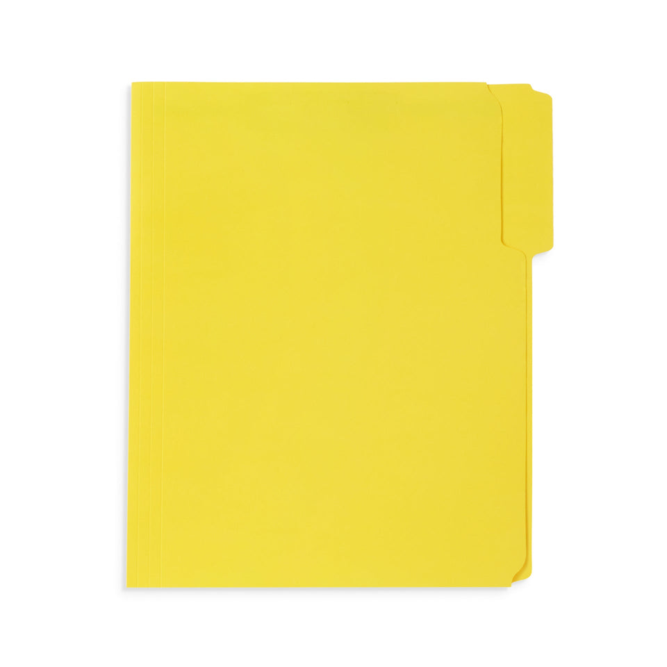 Blue Summit Supplies Fastener Folders, Reinforced, Letter, 1/3 Tab, Yellow, 50 Pack Fastener Folders Blue Summit Supplies