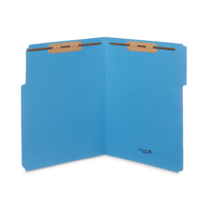 Blue Summit Supplies Fastener Folders, Reinforced, Letter, 1/3 Tab, Assorted Colors, 50 Pack Fastener Folders Blue Summit Supplies