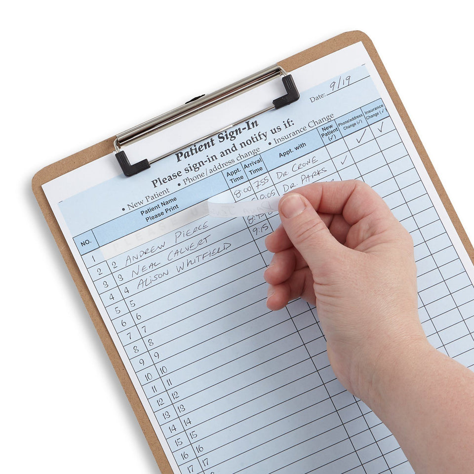 HIPAA Compliant Sign-In Sheets, Blue, 25 Count Business Forms Blue Summit Supplies