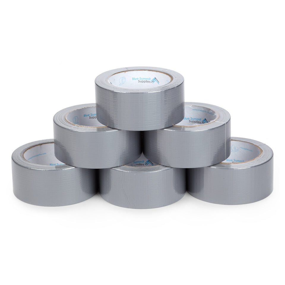 Heavy Duty Duct Tape, 6 Pack Tape Blue Summit Supplies