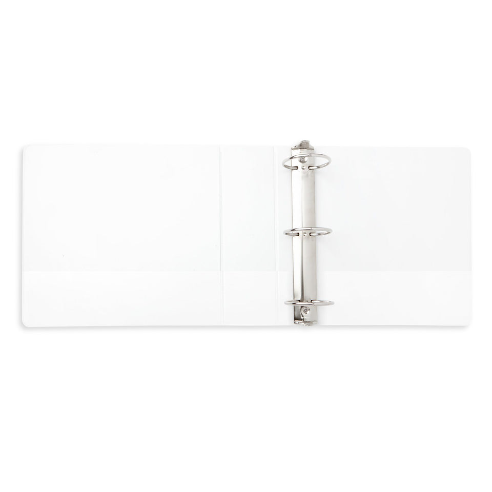 3’’ 3-Ring Binders, White, 4 Pack binders Blue Summit Supplies