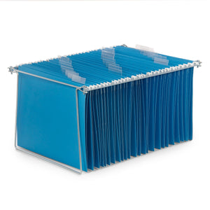 Hanging File Bars, Letter Size, 2 Pack Hanging File Bars Blue Summit Supplies