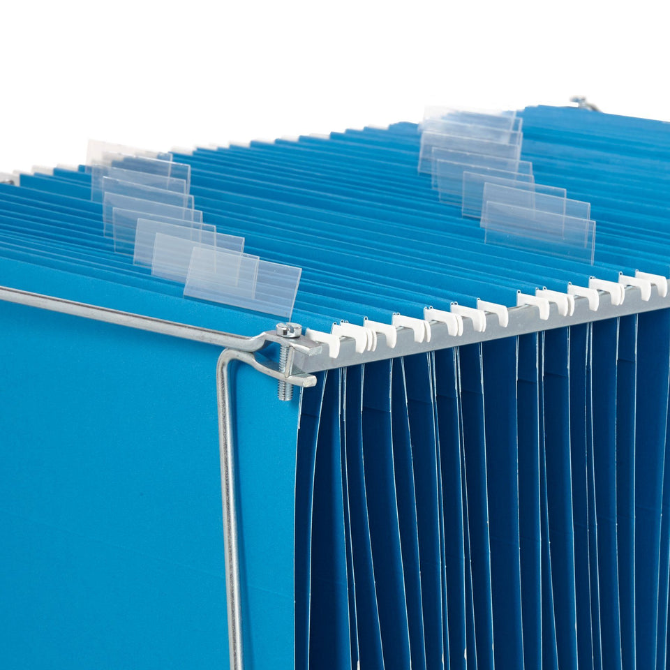 Hanging File Bars, Letter Size, 2 Pack Hanging File Bars Blue Summit Supplies 