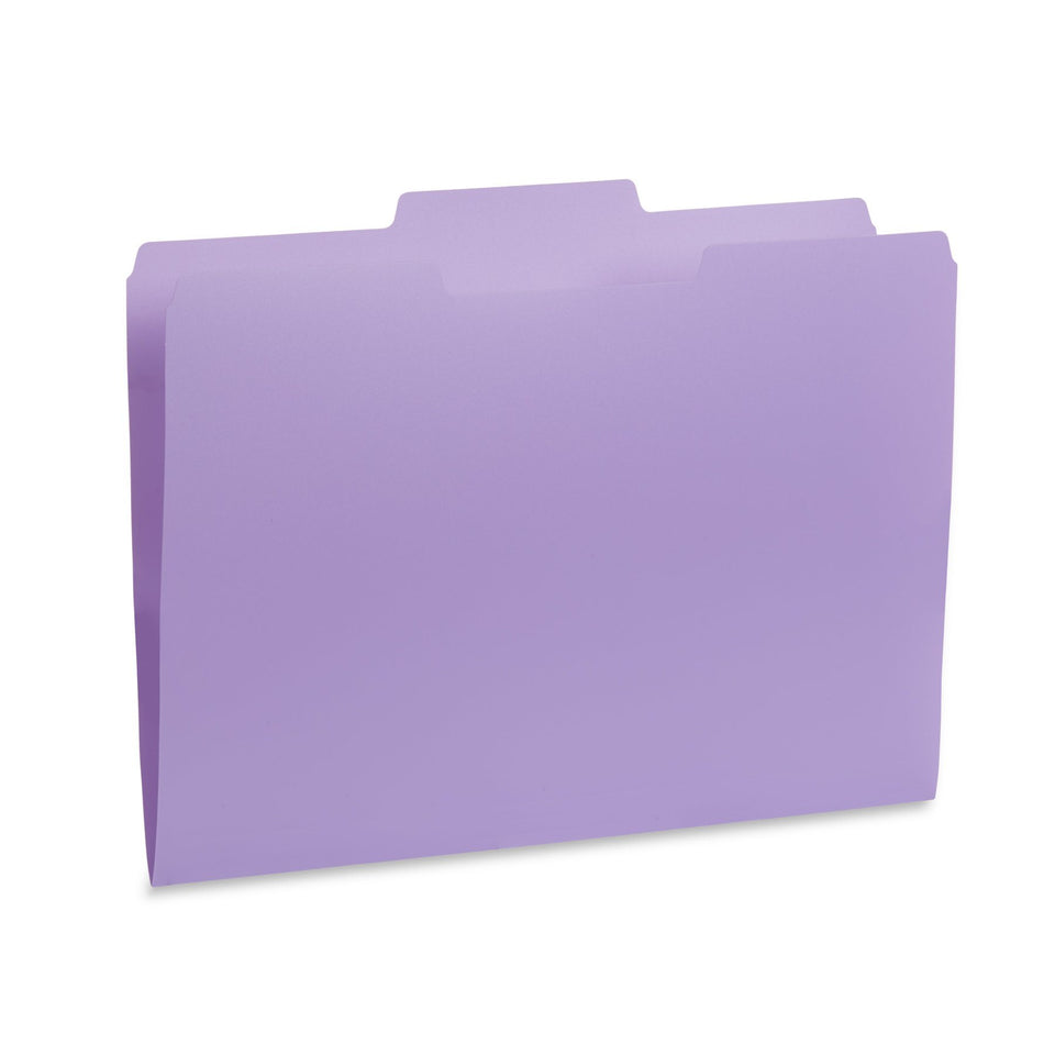 Plastic File Folders, Letter Size, Assorted Gem Tone Colors, 30 Pack Folders Blue Summit Supplies 