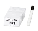 Dry Erase Magnetic Labels, 2” x 4”, 25 Pack Dry Erase Magnets Blue Summit Supplies