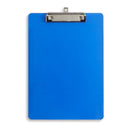 Transparent Plastic Clipboards, Low Profile Clip, Assorted Colors, 6 Pack Clipboards Blue Summit Supplies
