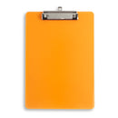 Transparent Plastic Clipboards, Low Profile Clip, Assorted Colors, 6 Pack Clipboards Blue Summit Supplies