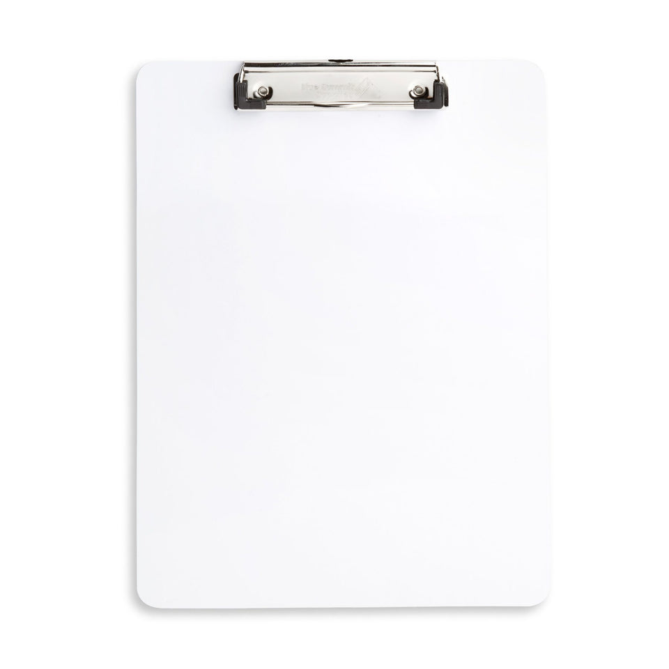 Whiteboard Clipboards, Low Profile Clip, 30 Pack Clipboards Blue Summit Supplies