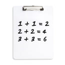 Whiteboard Clipboards, Low Profile Clip, 30 Pack Clipboards Blue Summit Supplies