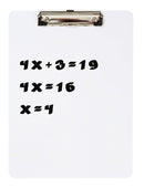 Whiteboard Clipboards, Low Profile Clip, 6 Pack Clipboards Blue Summit Supplies