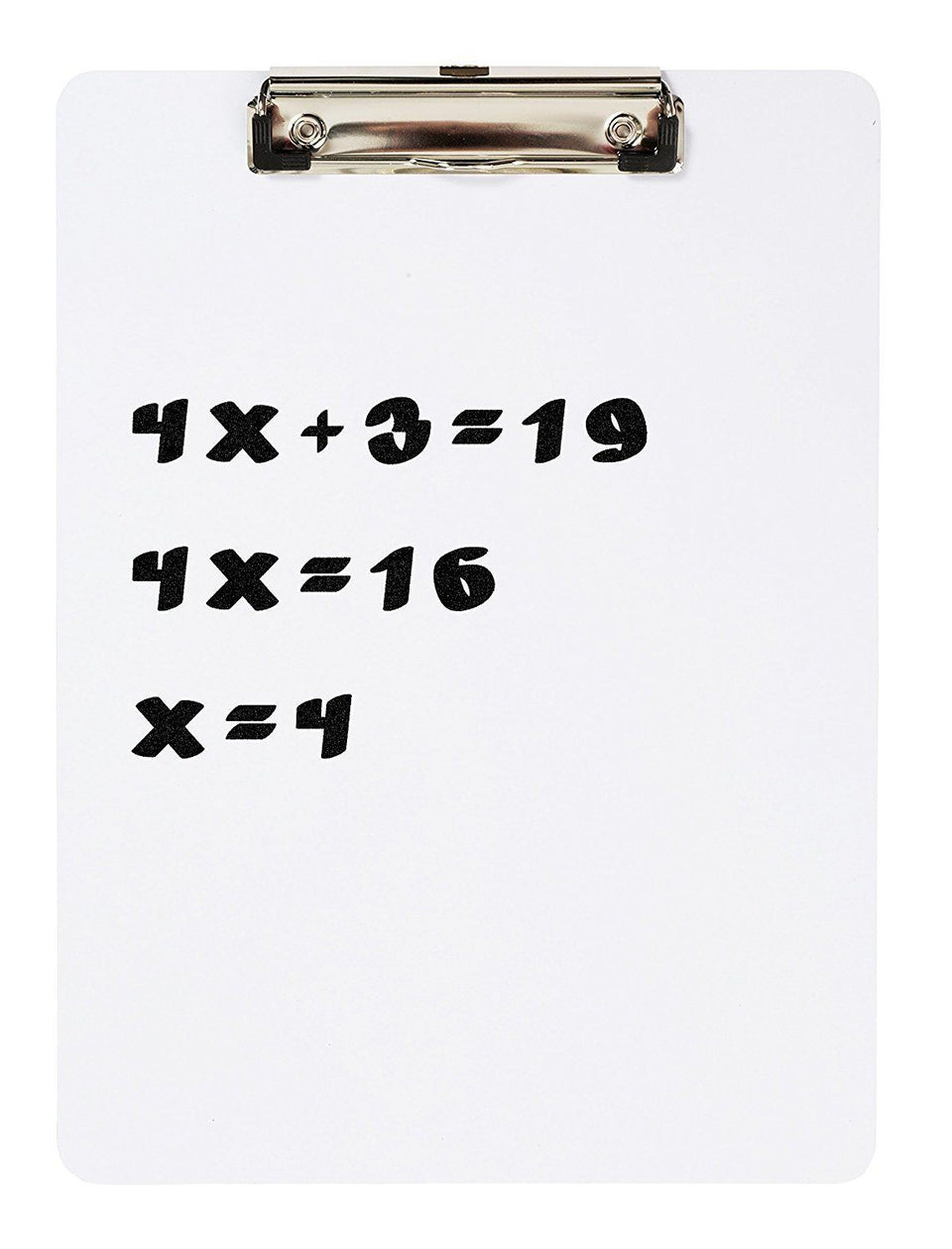 Whiteboard Clipboards, Low Profile Clip, 6 Pack Clipboards Blue Summit Supplies