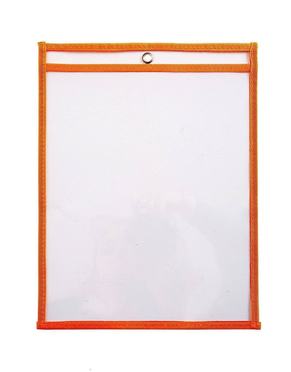 Dry Erase Pockets, 10 Pack WhiteBoard Blue Summit Supplies