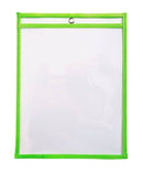 Dry Erase Pockets, 10 Pack WhiteBoard Blue Summit Supplies