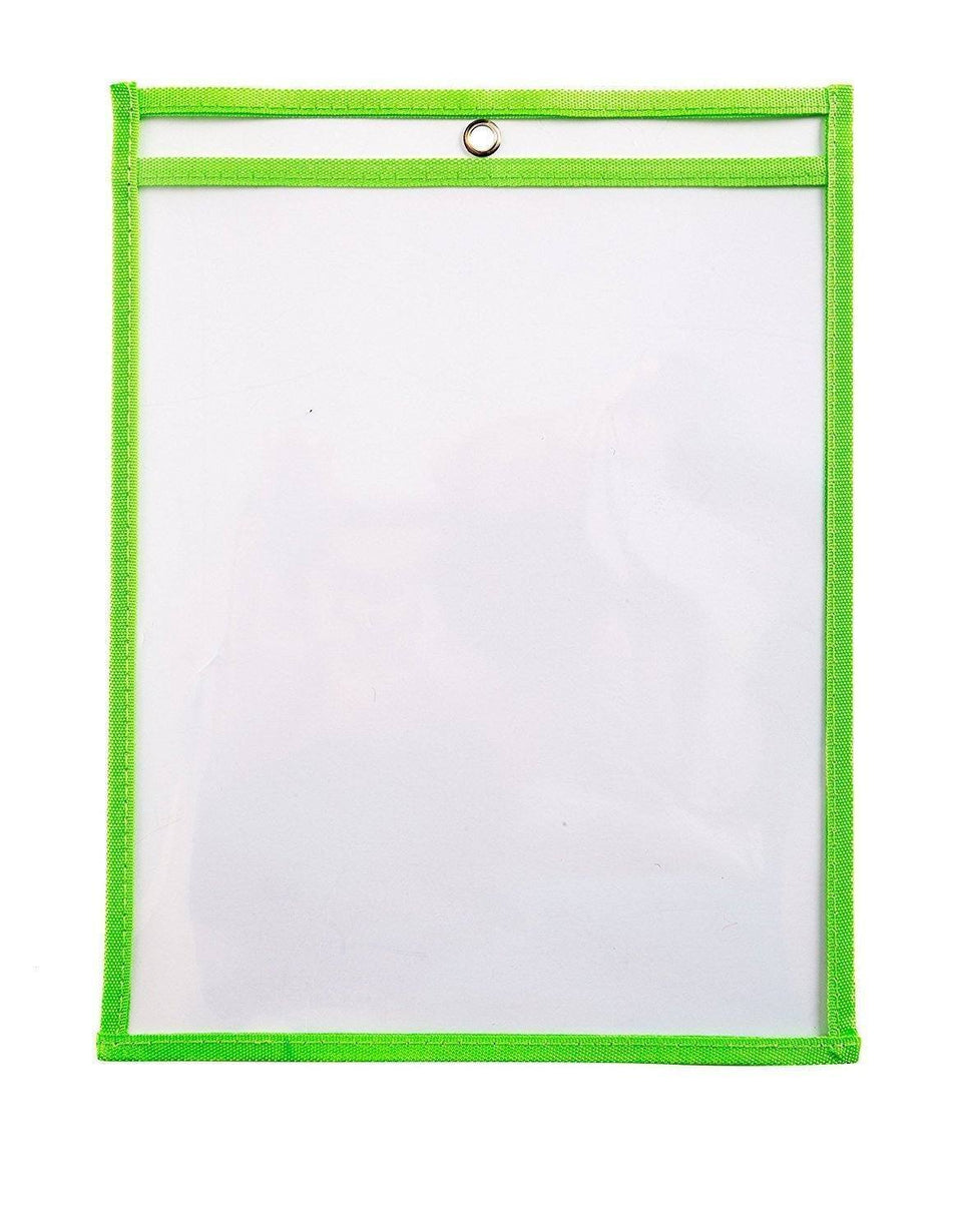 Dry Erase Pockets, 10 Pack WhiteBoard Blue Summit Supplies